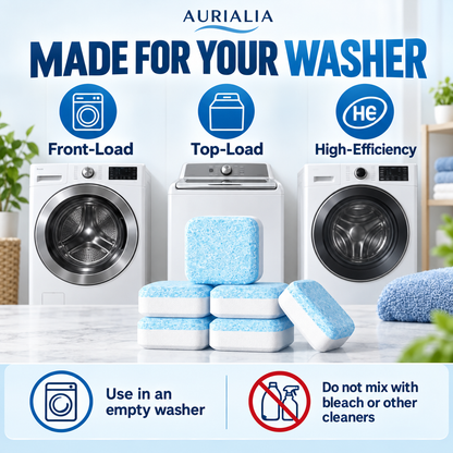 Compatible with front-load top-load and HE washers