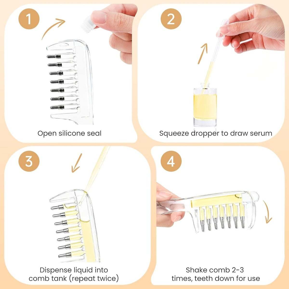 ScalpTouch | 2-in-1 Hair Oil Applicator and Scalp Massager
