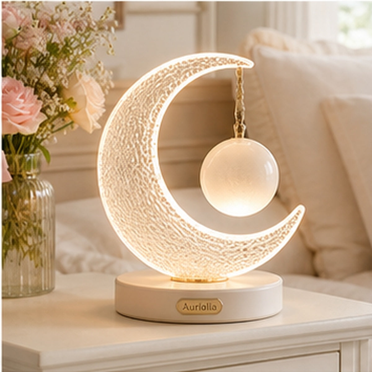 Aurialia Crescent Halo Ambient Lamp