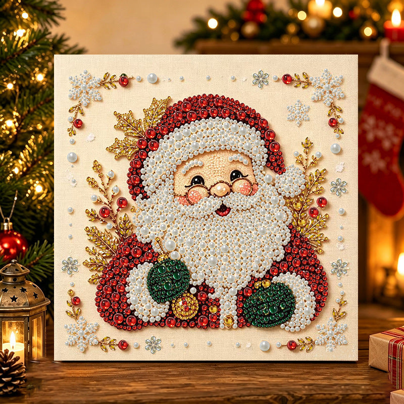 MS3308 Santa pearl diamond art kit