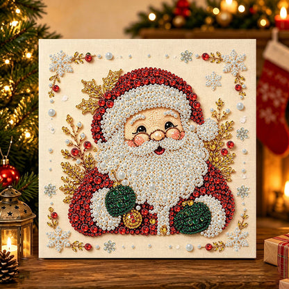 MS3308 Santa pearl diamond art kit